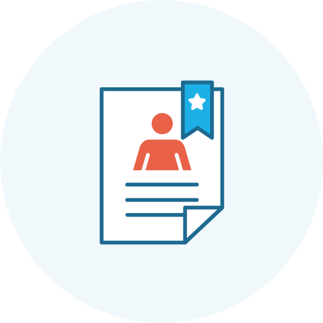 Icon Goal Write Resume